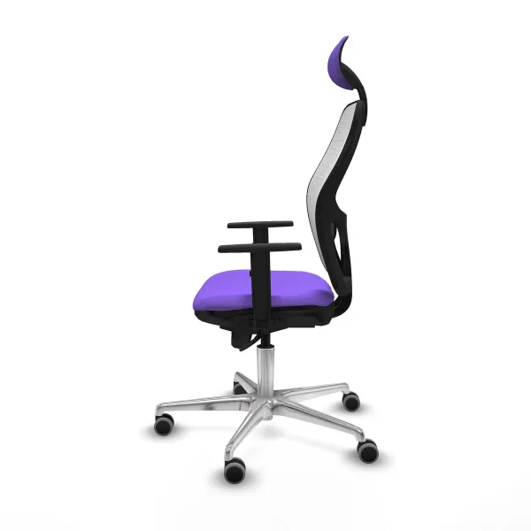 Office Chair with Headrest Jorquera Piqueras y Crespo 1D086G1 Lilac