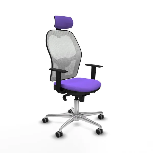 Office Chair with Headrest Piqueras y Crespo 1D086G2 Lilac