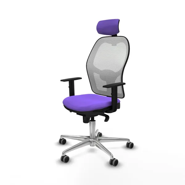 Office Chair with Headrest Piqueras y Crespo 1D086G2 Lilac