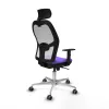 Office Chair with Headrest Piqueras y Crespo 1D086G2 Lilac