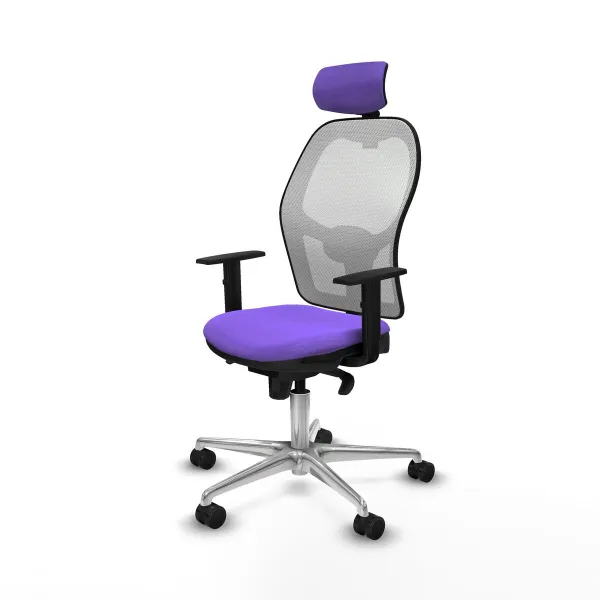 Office Chair with Headrest Piqueras y Crespo 1D086N2 Lilac