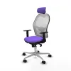 Office Chair with Headrest Piqueras y Crespo 1D086N2 Lilac