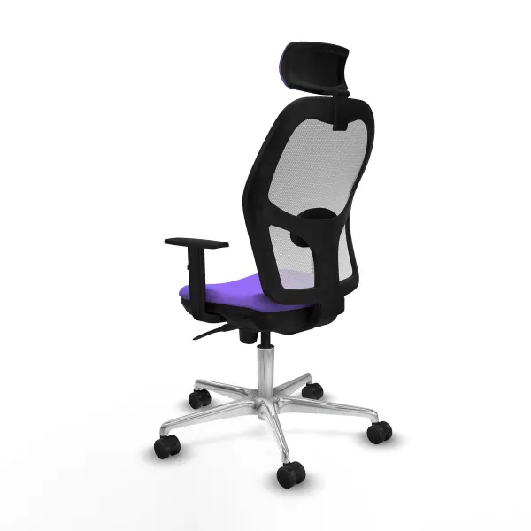 Office Chair with Headrest Piqueras y Crespo 1D086N2 Lilac
