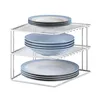 Kitchen Cupboard Organiser Metaltex Silos 3 Shelves Metal (25 x 25 x 19 cm)