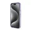 Guess Ring Stand Script Glitter MagSafe - iPhone 15 Pro Case (Purple)