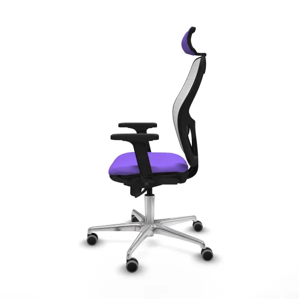 Office Chair with Headrest Piqueras y Crespo 2D086G2 Lilac