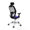 Office Chair with Headrest Piqueras y Crespo 2D086G2 Lilac