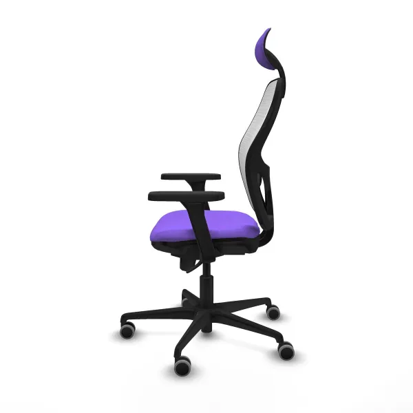 Office Chair with Headrest Jorquera Piqueras y Crespo 3D036G1 Lilac