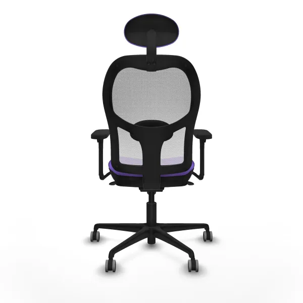 Office Chair with Headrest Jorquera Piqueras y Crespo 3D036G1 Lilac