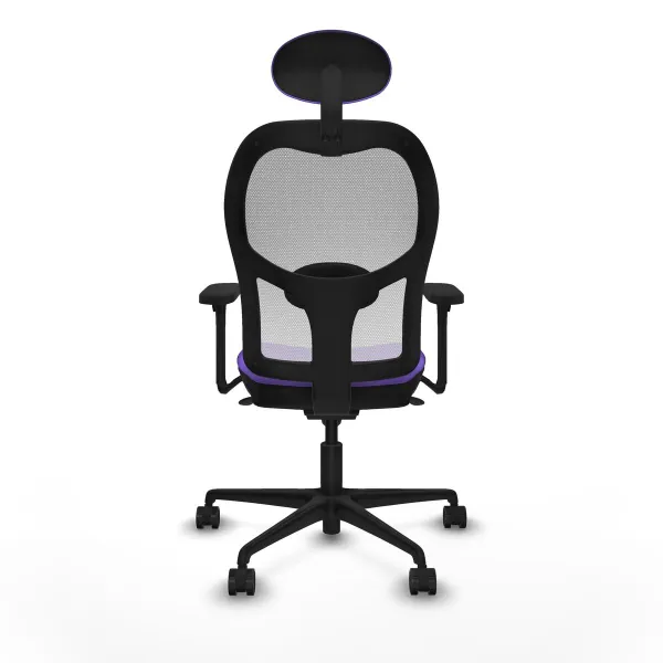 Office Chair with Headrest Jorquera Piqueras y Crespo 3D036N1 Lilac