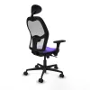 Office Chair with Headrest Jorquera Piqueras y Crespo 3D036N1 Lilac