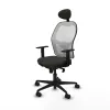 Office Chair with Headrest Jorquera Piqueras y Crespo 1D036N1 Black