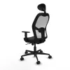 Office Chair with Headrest Jorquera Piqueras y Crespo 1D036N1 Black