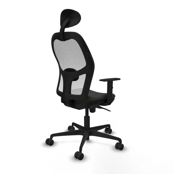 Office Chair with Headrest Jorquera Piqueras y Crespo 1D036N1 Black