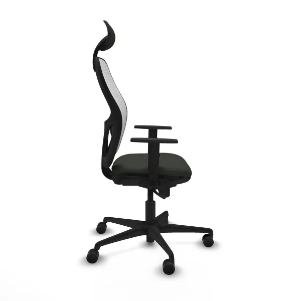 Office Chair with Headrest Jorquera Piqueras y Crespo 1D036N1 Black