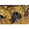 Shelve DKD Home Decor Golden Leaf of a plant 46 x 11,5 x 14 cm Resin