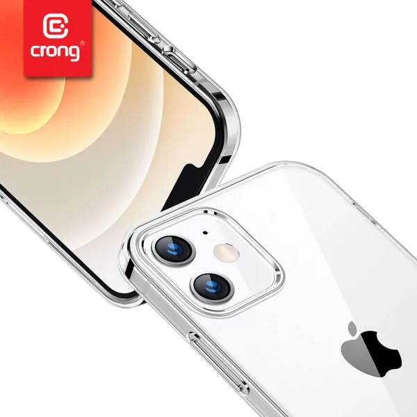 Crong Crystal Slim Cover - iPhone 12 Pro Max Case (Clear)