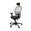Office Chair with Headrest Jorquera Piqueras y Crespo 2D036G1 Black