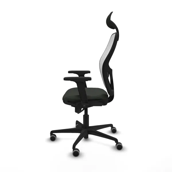 Office Chair with Headrest Jorquera Piqueras y Crespo 2D036G1 Black
