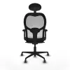Office Chair with Headrest Jorquera Piqueras y Crespo 2D036G1 Black