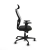 Office Chair with Headrest Jorquera Piqueras y Crespo 2D036G2 Black
