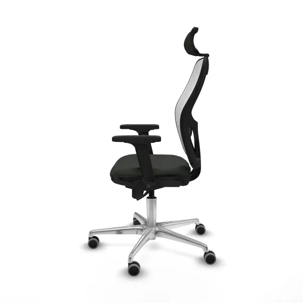 Office Chair with Headrest Jorquera Piqueras y Crespo 2D086G2 Black