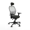 Office Chair with Headrest Jorquera Piqueras y Crespo 3D036G1 Black