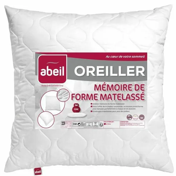 Viscoelastic Pillow Abeil 60 x 60 cm