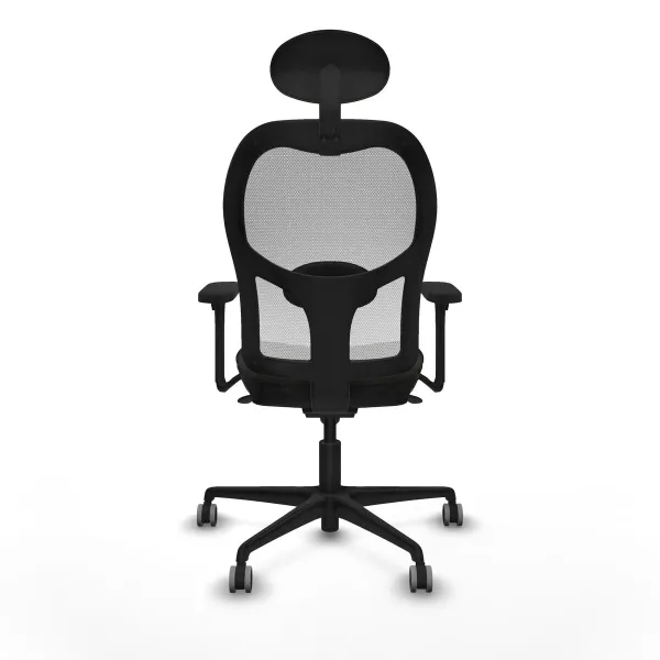Office Chair with Headrest Jorquera Piqueras y Crespo 3D036G1 Black
