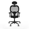 Office Chair with Headrest Jorquera Piqueras y Crespo 3D036G1 Black