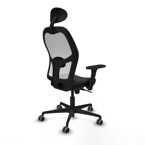 Office Chair with Headrest Jorquera Piqueras y Crespo 3D036G1 Black
