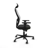 Office Chair with Headrest Jorquera Piqueras y Crespo 3D036G1 Black
