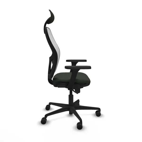 Office Chair with Headrest Jorquera Piqueras y Crespo 3D036N1 Black