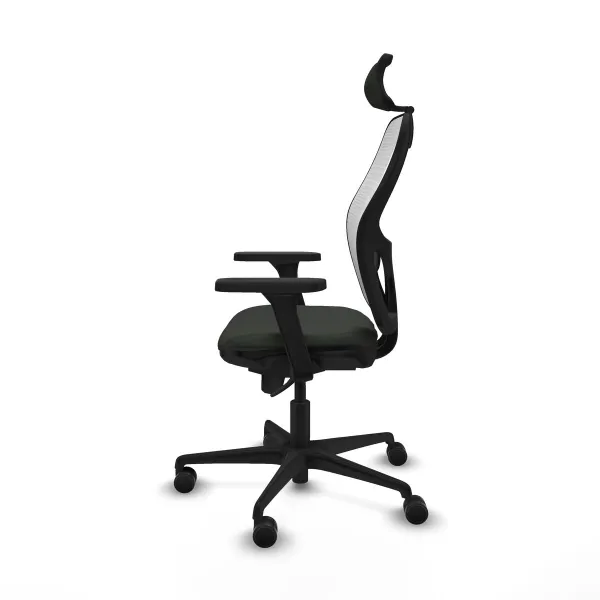 Office Chair with Headrest Jorquera Piqueras y Crespo 3D036N2 Black