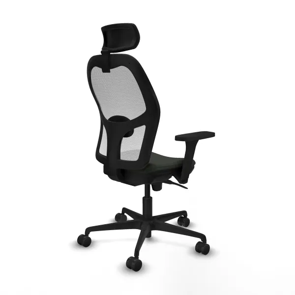 Office Chair with Headrest Jorquera Piqueras y Crespo 3D036N2 Black