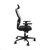 Office Chair with Headrest Jorquera Piqueras y Crespo 3D036N2 Black