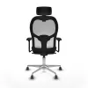 Office Chair with Headrest Jorquera Piqueras y Crespo 3D086G2 Black