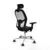 Office Chair with Headrest Jorquera Piqueras y Crespo 3D086G2 Black