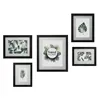 Photo frame Atmosphera Black Wood (5 Pieces)