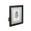 Photo frame Atmosphera Black Wood (5 Pieces)