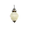 Ceiling Light DKD Home Decor White Metal Crystal 25 W 23 x 23 x 33 cm