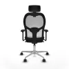 Office Chair with Headrest Jorquera Piqueras y Crespo 3D086N2 Black