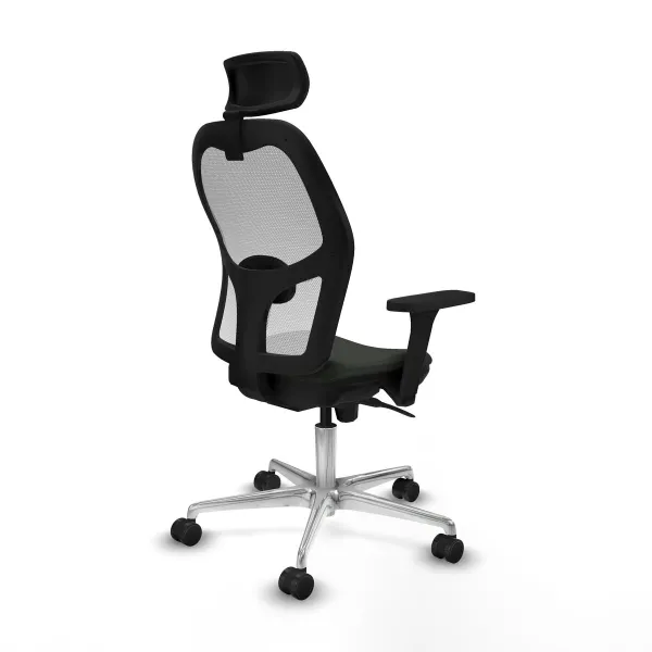 Office Chair with Headrest Jorquera Piqueras y Crespo 3D086N2 Black