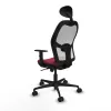 Office Chair with Headrest Jorquera Piqueras y Crespo 1D036N1 Maroon