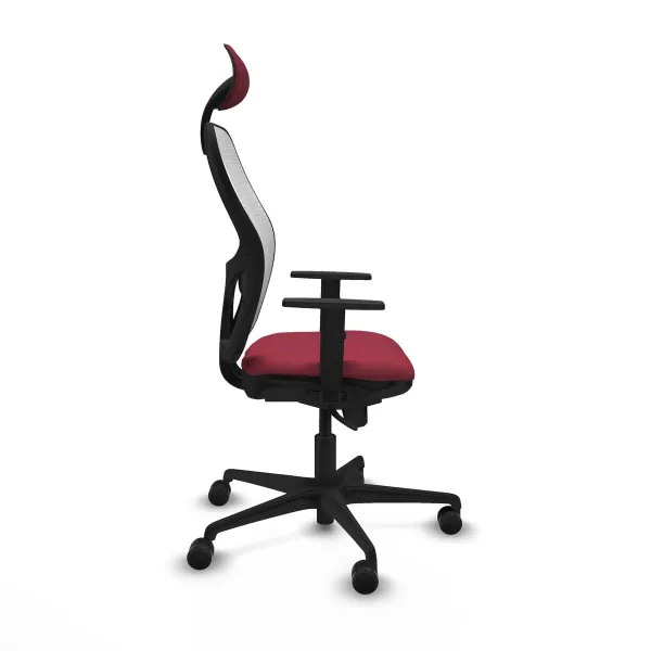 Office Chair with Headrest Jorquera Piqueras y Crespo 1D036N1 Maroon