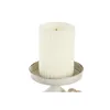 Candleholder DKD Home Decor 13 x 13 x 17,5 cm Metal White