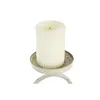 Candleholder DKD Home Decor 24 x 13 x 34 cm Metal White