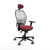 Office Chair with Headrest Jorquera Piqueras y Crespo 3D036G1 Maroon