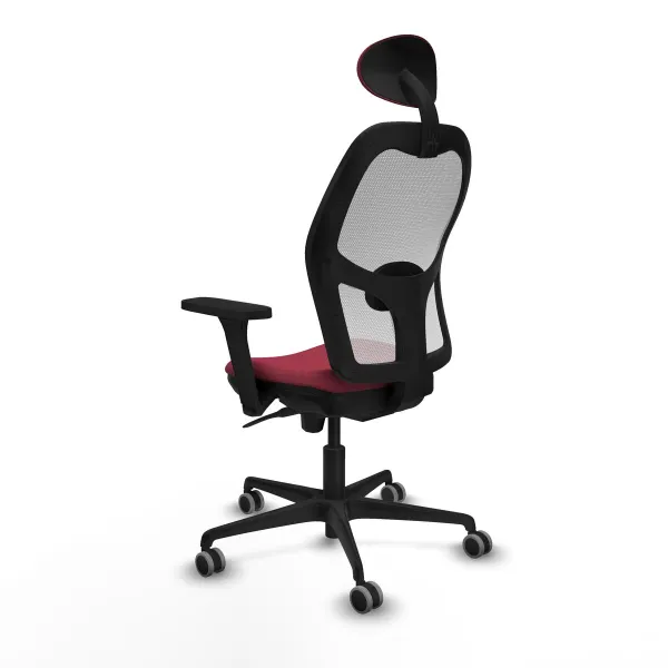 Office Chair with Headrest Jorquera Piqueras y Crespo 3D036G1 Maroon