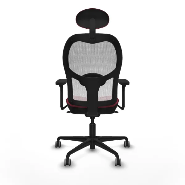 Office Chair with Headrest Jorquera Piqueras y Crespo 3D036G1 Maroon